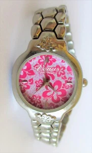 Venus Girl Trap Quarzuhr Rosa Japan Uhrwerk. Edelstahlgehäuseboden 7 Zoll - Bild 1 von 6
