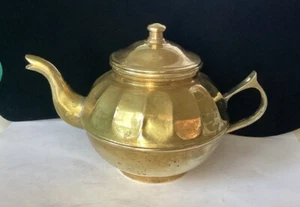 Antike gehämmerte Teekanne Wasserkocher Kupfer und/oder Messing rustikal Vintage klein - Bild 1 von 12