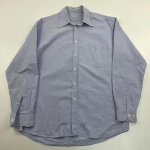 Men’s AVIREX Blue Button Up Longsleeve Shirt , Size Medium - Picture 1 of 8