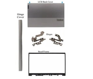 Top Lid, LCD Bezel, Hinges & Covers for Lenovo ThinkBook 15 G2/G3 ITL ARE ACL - Picture 1 of 14