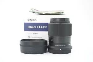 Sigma 30mm F1.4 DC DN Contemporary Lens for Nikon Z Mount - Picture 1 of 9