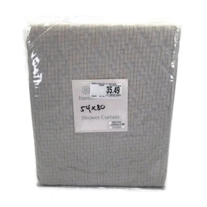 Haven Dia Mtlsse Bio-Baumwolle Duschvorhang in Mondfelsen 54” x 80” - Bild 1 von 15