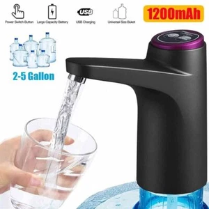 Interruptor de botella de agua USB de 1200 mAh 5 galones bomba dispensador de jarra eléctrico automático - Imagen 1 de 18