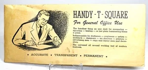 Acrílico cuadrado en T práctico de colección de los años 50 sin usar - todavía sellado - Imagen 1 de 5