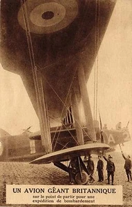 UN AVION GEANT BRITANNIQUE sur le point de partir pour expédition de bombardemen - Picture 1 of 1
