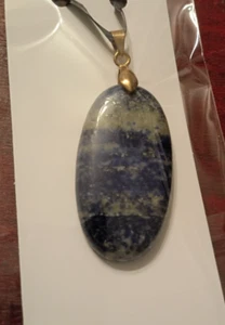~ Hermoso Colgante Lapislázuli Piedra Curativa Wicca Pagano - Imagen 1 de 1