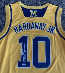 Tim Hardaway Jr Signed Autographed Michigan Wolverines Jersey Psa/Dna Coa Mavs - Picture 1 of 4