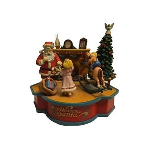 Animiertes Musikspielzeug Lustre Fame Welcome Santa Weihnachten Traditionen - Bild 1 von 5