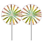 Add Charm to Your Garden with Color Changing Windmill Spinners Pack of 2