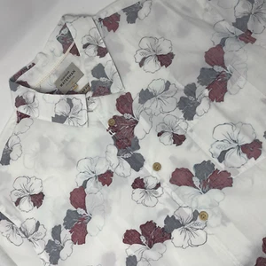 Quicksilver Mens Regular Fit Waterman Collection Hawaiian Floral Shirt XL - Picture 1 of 24