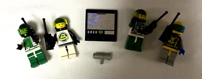 Piezas de piezas de minifiguras vintage Lego Space Police años 90 Foto 1 de 4