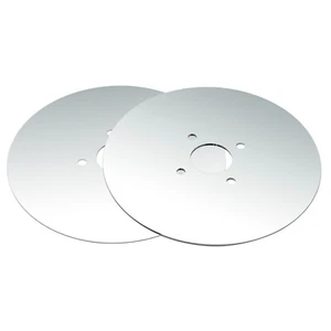 SS Rear Wheel Disc Plate Set Mirror Polished for Harley-Davidson ENFORCER MAGS - Picture 1 of 7