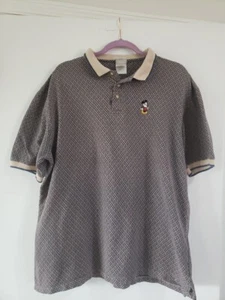 Men's Disney Store Polo Golf Knit Short Sleeved Shirt Mickey Mouse SZ XL - Picture 1 of 6
