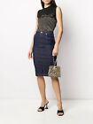Dolce&amp;Gabbana Denim Pincil Skirt Blue Size S