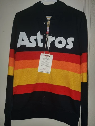 Houston Astros 1986 Mitchell & Ness Rainbow Throwback Sweater: Small Kate Upton Cover