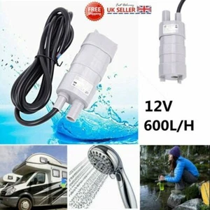 Bomba de agua sumergible de 12 V para caravana autocaravana camping jardín bomba de agua - Imagen 1 de 12