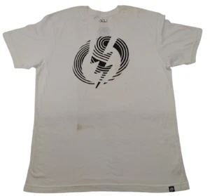Camiseta eléctrica con trazador visual blanca negra con descuento para hombre SS - Imagen 1 de 5
