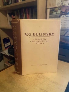 V. G. Belinsky: Selected Philosophical Works 1948 Very Good Criticism Russia HB - Picture 1 of 1