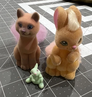 Vtg "My Little Pony collection"  Li'l Litters Cat Happy Hopper Bunny With 1 Baby - Image 1 of 4