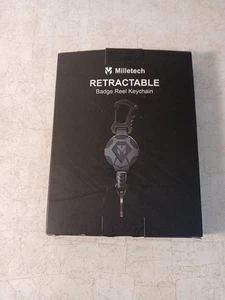 Einziehbarer Schlüsselanhänger Ausweishalter mit Karabiner - 2er Pack  - Bild 1 von 11