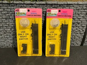Atlas #63 HO Scale Right Hand Manual Switch Machine. (2 Pieces) - Picture 1 of 2