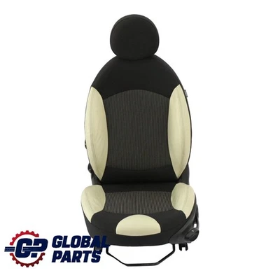 Mini Cooper One R55 R56 R57 Sport Cloth Leather Sedile anteriore sinistro N/S - Imagen 1 de 4