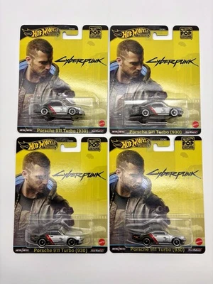 Лот из 4 Hot Wheels 2024 Premium поп-культура киберпанк Porsche 911 Turbo (930) - Изображение 1 из 4