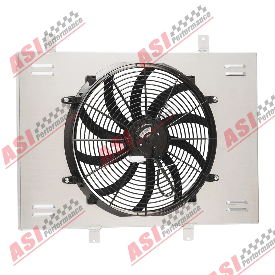 Aluminum Shroud Fan+Relay FOR 1984-94 Dodge B150 B250 B350，99-03 Dodge 1500 Ram. Foto 1 de 4