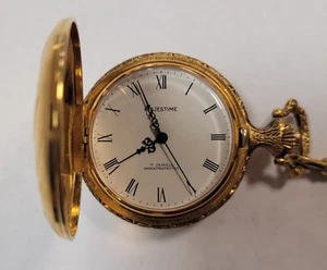 Majestime Vintage 17 Jewel Pocket Watch - Picture 1 of 6