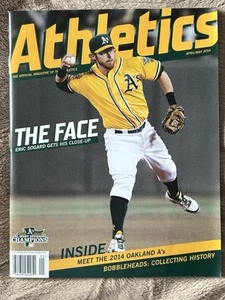 OFFICIAL MAGAZINE OF THE OAKLAND ATHLETICS PROGRAM ASTROS ERIC SOGARD COVER 2014 - Picture 1 of 21