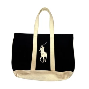 Ralph Lauren Canvas Big Pony Boot Tasche 16x12 - Bild 1 von 9