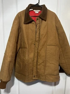 Vintage Walls Blizzard-Pruf Brown Insulated Work Chore Jacket Cord Size 2XL - Bild 1 von 8