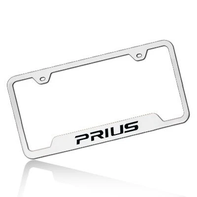 Toyota Prius Polished Stainless Steel License Plate Frame - Image 1 of 3