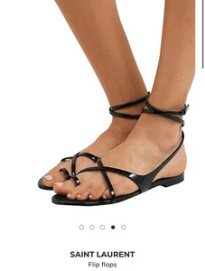 Saint Laurent GIA 05 ANKLE SANDAL size 37 - Picture 1 of 8