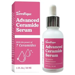 Suero facial avanzado de ceramida - Crema hidratante facial de ceramida con niacinamida - 1 floz - Imagen 1 de 7