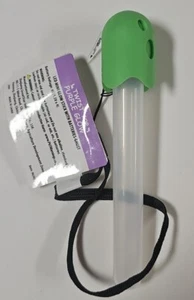 Halloween Green GHOST LED Mini Glow Stick With Wrist Strap - Picture 1 of 3
