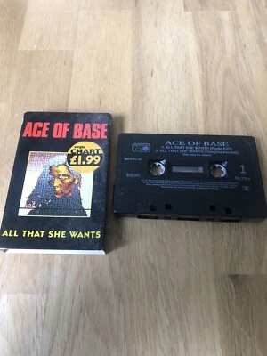Original Single Cassette - Ace Of Base - All That She Wants - Metronome 1992 - Image 1 of 2