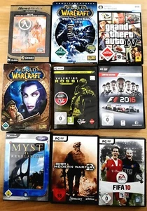 Spielesammlung PC Klassiker WoW Fifa F1 CoD MW Half Life GTA - Bild 1 von 1