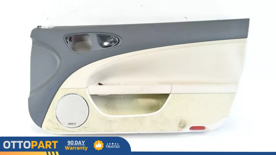 2007-15 Jaguar XK XKR Convertible Front Right Side Door Panel Leather Ivory OEM - Image 1 of 4