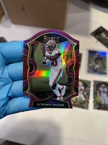 2020 Select Keshawn Vaughn Rookie Concourse Purple Prizm Die-Cut #73 Buccaneers - Picture 1 of 2