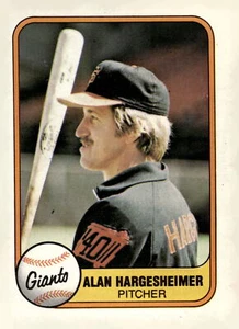1981 Fleer #457 Alan Hargesheimer - Picture 1 of 2