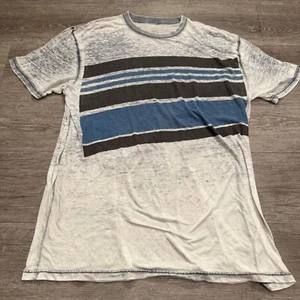 Tony Hawk Shirt Mens XXL Crewneck Colorblock Striped Short Sleeve Lightweight - Picture 1 of 6