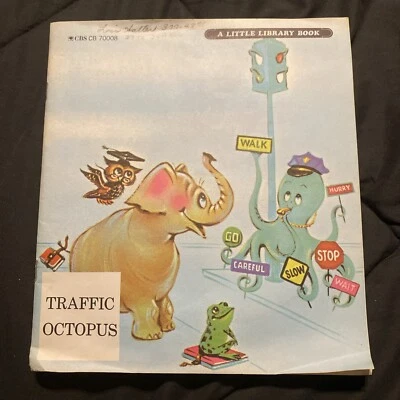 1968 A Little Library Book Traffic Octopus Read Along Storybook w/45 Record - Image 1 of 4