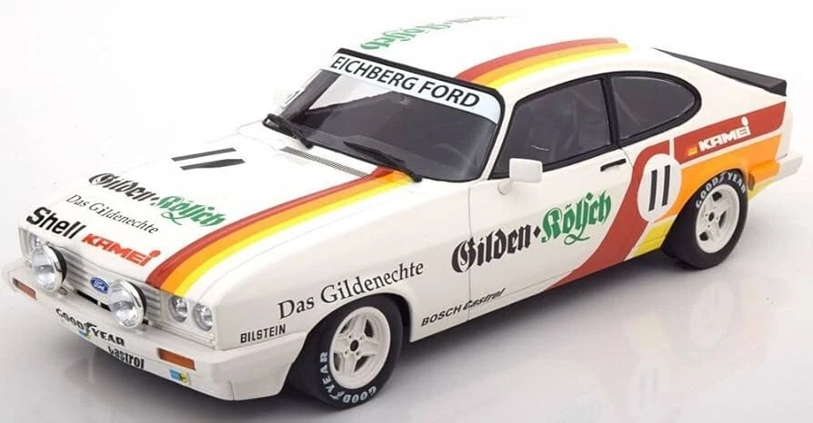 1/18 FORD CAPRI 3.0 GOLDEN KOLSCH TEAM #11 WINNER 24 NURBURGRING 1982 MINICHAMPS - Immagine 1 di 1