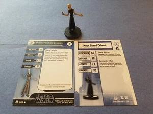 Star Wars Miniatures Virtual+Regular Card Muun Guard Colonel (Tactics Broker) - Picture 1 of 1