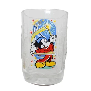 VTG McDonalds Disney World 2000 Millennium Celebration Glass Square Mickey Epcot - Picture 1 of 6