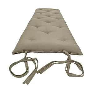 Colchón futón tradicional japonés de piso rodante, Shikifuton 3 x 39 x 80 bronceado - Imagen 1 de 2