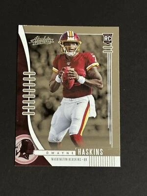 2019 Panini Absolute Dwayne Haskins Rookie Base Foil #116 Washington Redskins (Â - Image 1 of 2