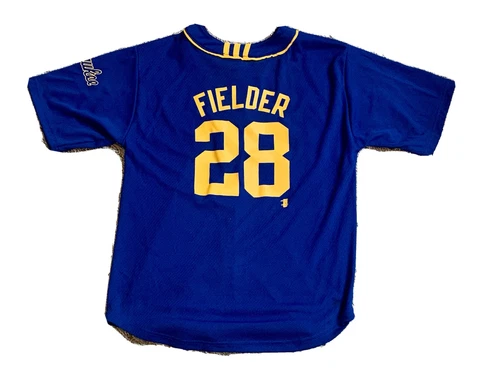 Prince Fielder — Milwaukee Brewers Adidas Jersey — Size Youth Large (14-16) Cover