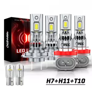 Para BMW Serie 3 F34 2013-23 - Juego de bombillas LED blancas de xenón haz bajo/niebla - Imagen 1 de 17
